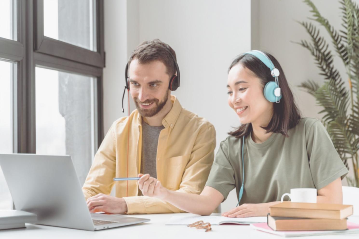 Espacio de trabajo preparado para sesión de formación